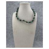 Sterling Silver Gemstone Beads Necklace
