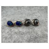 Lot of 2 Sterling Silver Earrings