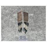 Sterling Silver Hammered Rectangular Metal with