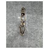 Sterling Silver Toggle Oval Link Bracelet