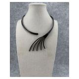 Mexico Sterling Silver Collar Necklace