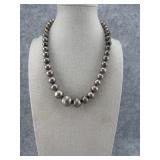 Sterling Silver Bead Necklace