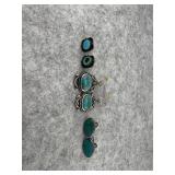 Lot of 3 Southwestern Style Sterling Silver