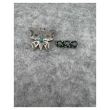 Lot of of 2 Native Americans Sterling Silver