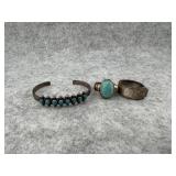 Native American Sterling Silver Turquoise