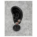 Native American Stud Earrings with a Bear Paw