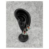Native American Sterling Silver Stud Earrings