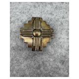 Sterling Silver Native American Zia Sun Belt