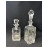 Crystal Carafe Pair – Rogaska‑Style & 24% Lead Crystal (Czechoslovia) Crystal Carafe Pair – Rogaska‑Style & 24% Lead Crystal (Czechoslovia)