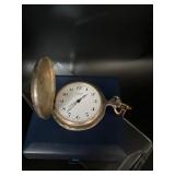 Lucerne 17‑Jewel Swiss Pocket Watch with Hunting Scene Case - WORKS Lucerne 17‑Jewel Swiss Pocket Watch with Hunting Scene Case - WORKS