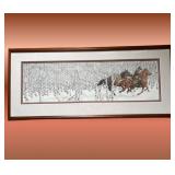 Signed Ltd Ed. Bev Doolittle - Two More Indian Horses (1981) 48 x 21 Signed Ltd Ed. Bev Doolittle - Two More Indian Horses (1981) 48 x 21