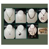 Variety of Vintage Costume, Novelty and Sterling Necklaces & Rosary Variety of Vintage Costume, Novelty and Sterling Necklaces & Rosary