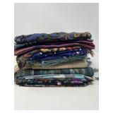 Mixed Lot of Scarves, Shawls & Table Coverings — Various Materials Mixed Lot of Scarves, Shawls & Table Coverings — Various Materials