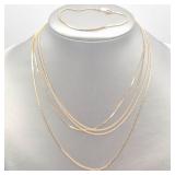 14k Gold Elegant Chains & Bracelet 14k Gold Elegant Chains & Bracelet