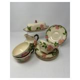 Franciscan Desert Rose Dishes – Butter, Creamer & Trio of Cups/Saucers Franciscan Desert Rose Dishes – Butter, Creamer & Trio of Cups/Saucers