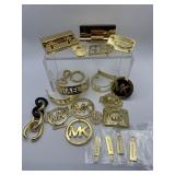 Michael Kors Gold‑Tone Hardware Lot – Logos, Buckles & Bag Parts Michael Kors Gold‑Tone Hardware Lot – Logos, Buckles & Bag Parts