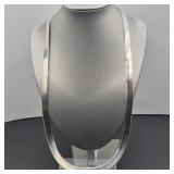 12mm Wide 925 Italy Herringbone Chain 27-Inch 12mm Wide 925 Italy Herringbone Chain 27-Inch