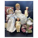 Vintage Doll Quartet – Victorian, Cissette, Japan & Pierrot Vintage Doll Quartet – Victorian, Cissette, Japan & Pierrot