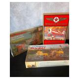 Model Trio–Texaco Aircraft & 1804 Trevithick, 1829 Railway Car Kits Model Trio–Texaco Aircraft & 1804 Trevithick, 1829 Railway Car Kits