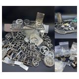 Michael Kors Silver‑Tone Hardware Lot – Buckles, Medallions & Parts Michael Kors Silver‑Tone Hardware Lot – Buckles, Medallions & Parts