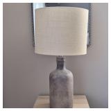 Style Craft Textured Concrete Table Lamp Style Craft Textured Concrete Table Lamp