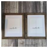 “Inhale & Exhale” Natural Dark Wood Framed Mindfulness Prints “Inhale & Exhale” Natural Dark Wood Framed Mindfulness Prints