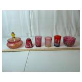 cranberry and Ruby Glass