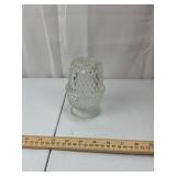 Vintage Glass Salt & Pepper Set