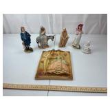 Norman Rockwell Style Figurine Set