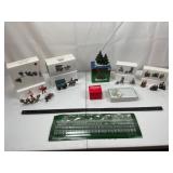 Dept 56 Christmas Village Lot w/ Boxes