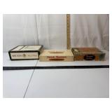 Vintage Cigar Boxes (Lot of 3)