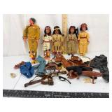 Vintage Indigenous Dolls & Mickey Accessories