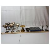 Vintage Silverplate Goblets & Spoon