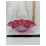 Vintage Fenton Hobnail Rose Bowl