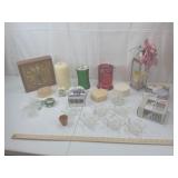 Vintage White Wooden Decor Set
