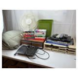 Sony DVD Player VHS Tapes Fan & TV Stands