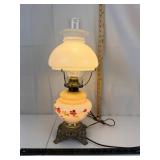 Vintage Fenton Hand Painted Lamp