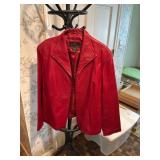 Siena Red Leather Jacket Sz XXL/XXG