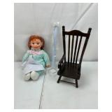 Northeastern Doll Co. Doll & Rocker Set