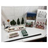 Dept 56 Village Railroad Set w/ Buildings