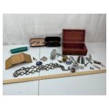 Vintage Sunglasses & Lock Assortment w/ Box