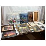 Mixed Framed Art & Mirrors (Lot of 13)