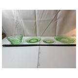 Green Depression Glass