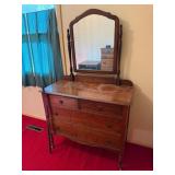 Vintage Oak Dresser w/ Mirror