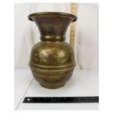 Vintage Brass Vase 18in