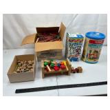 Playskool Wooden Block Game Set (Lot of 4)