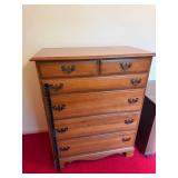 Vintage Oak 5-Drawer Dresser