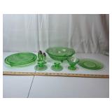 Green Depression Glass