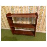 Vintage Wood Bookcase Shelf 30in x 13in