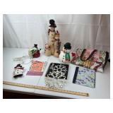 Christmas Snowman Decor & Gift Bags Mix